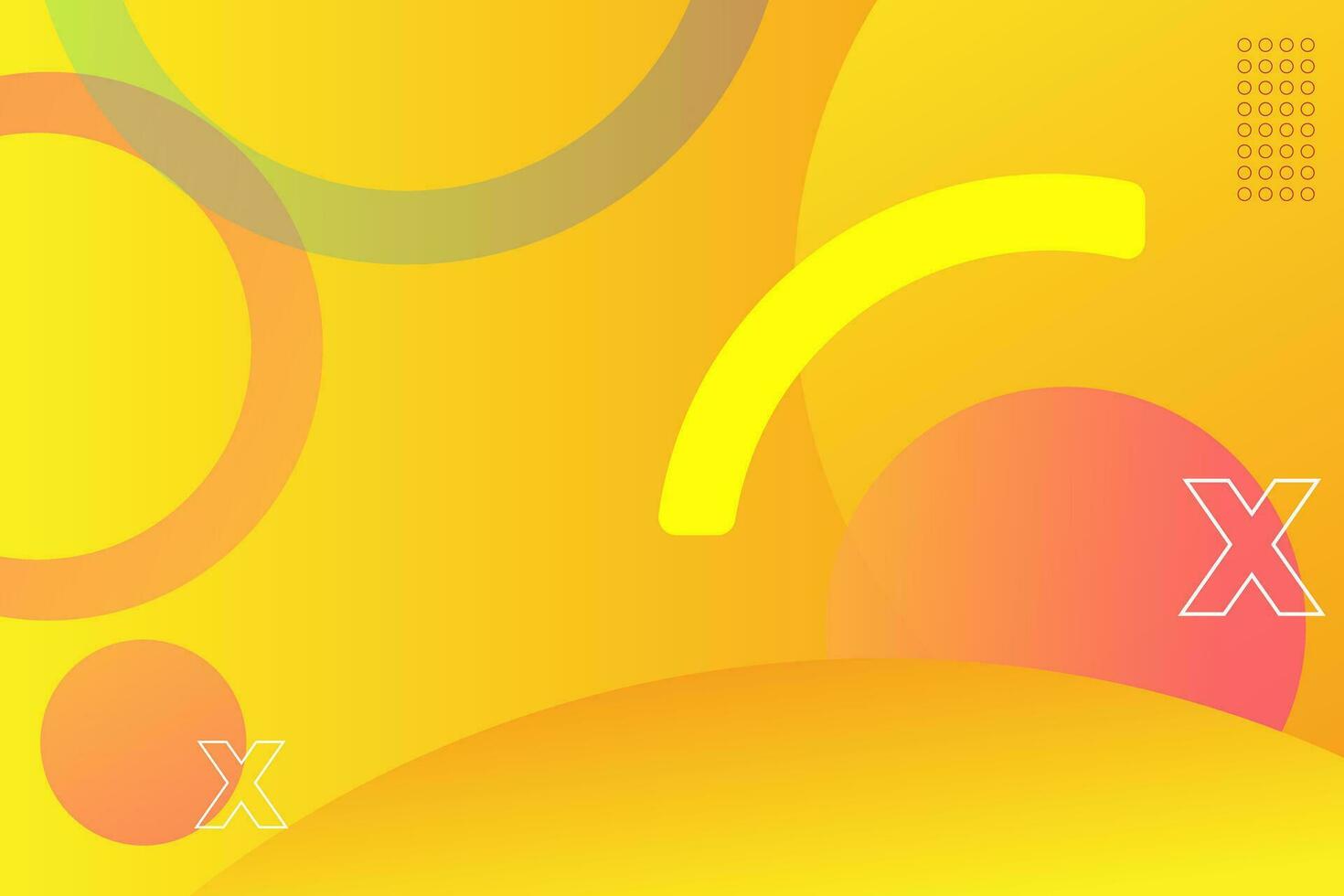 Modern graphic element with memphis style geometric shapes. Gradient Dynamic abstract composition Vector illustration. Design element for web banners, posters, lines, colorful, gradation, business.