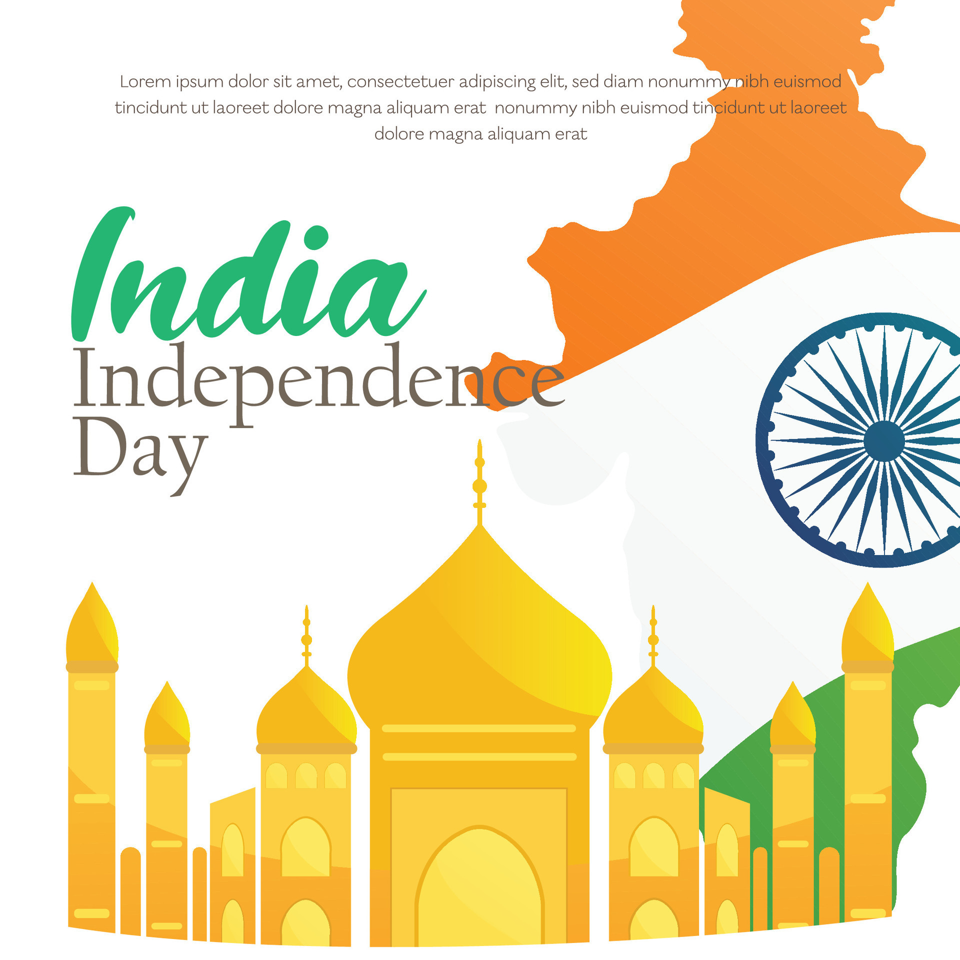 India independence day 2023 vector illustration 25417784 Vector Art at