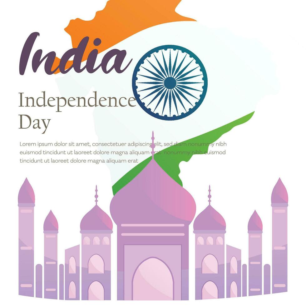 India independence day 2023 vector illustration