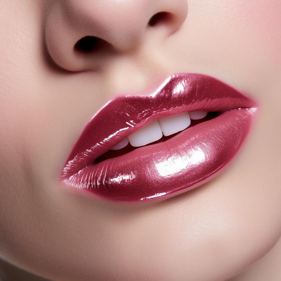 photo of Glossy Lipstick Finish