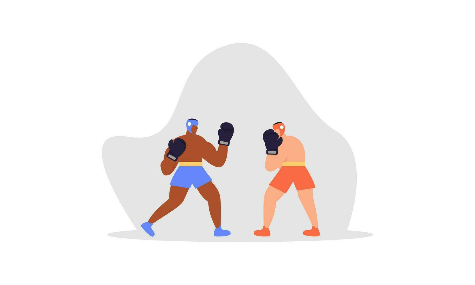 boxeo deporte ilustración concepto vector