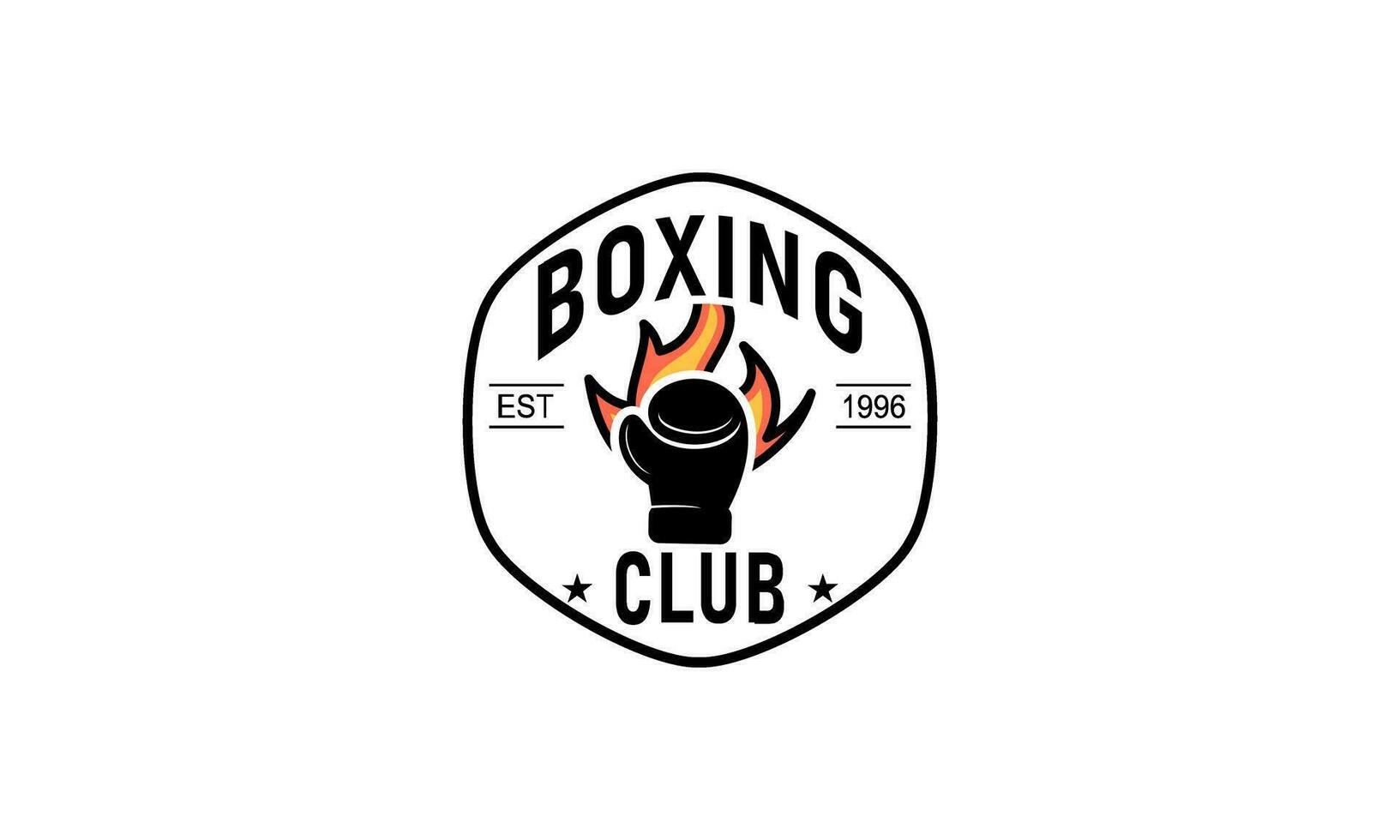 Boxing logo design template vector 25418176 Vector Art at Vecteezy