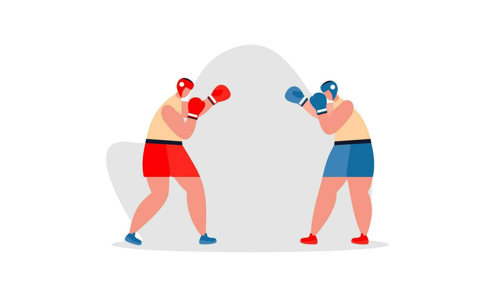 Boxing sport illustration concept vector