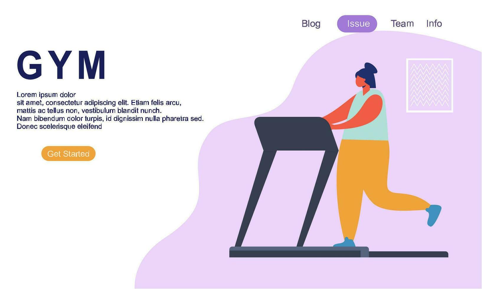 People athletes doing exercises  training at gym illustration vector