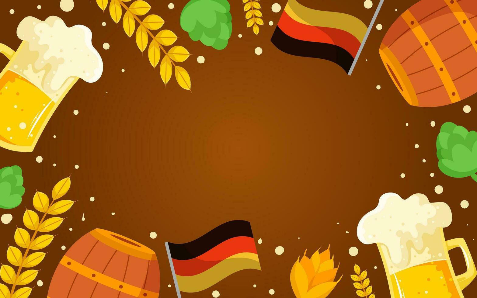 Oktoberfest Festival Element Background vector