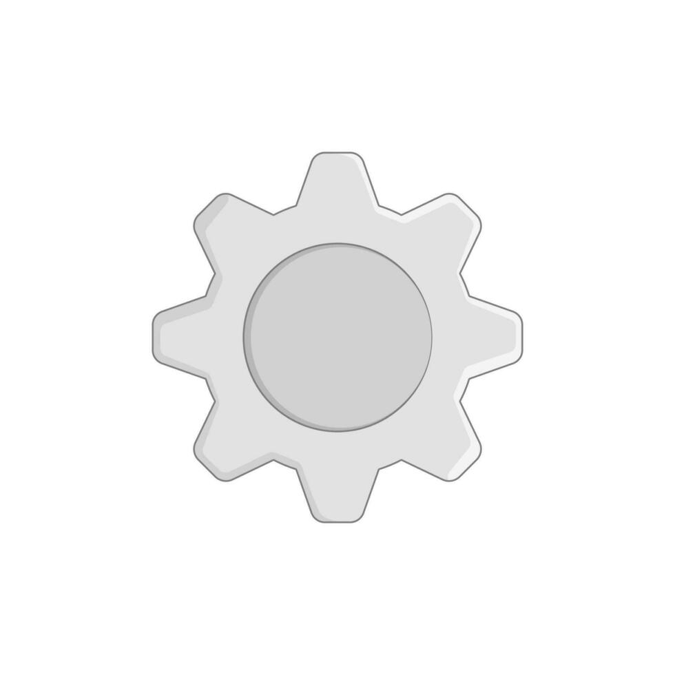 gear cog icon isolated. icon design vector illustration