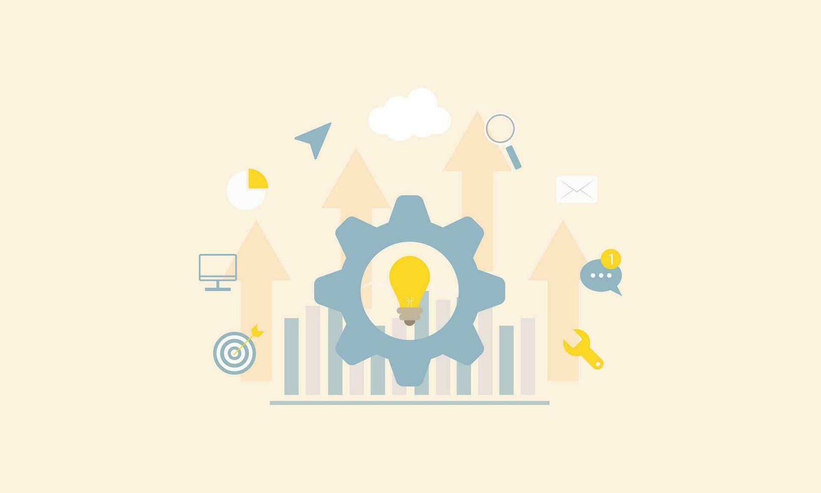 innovation productive statistic marketing vector