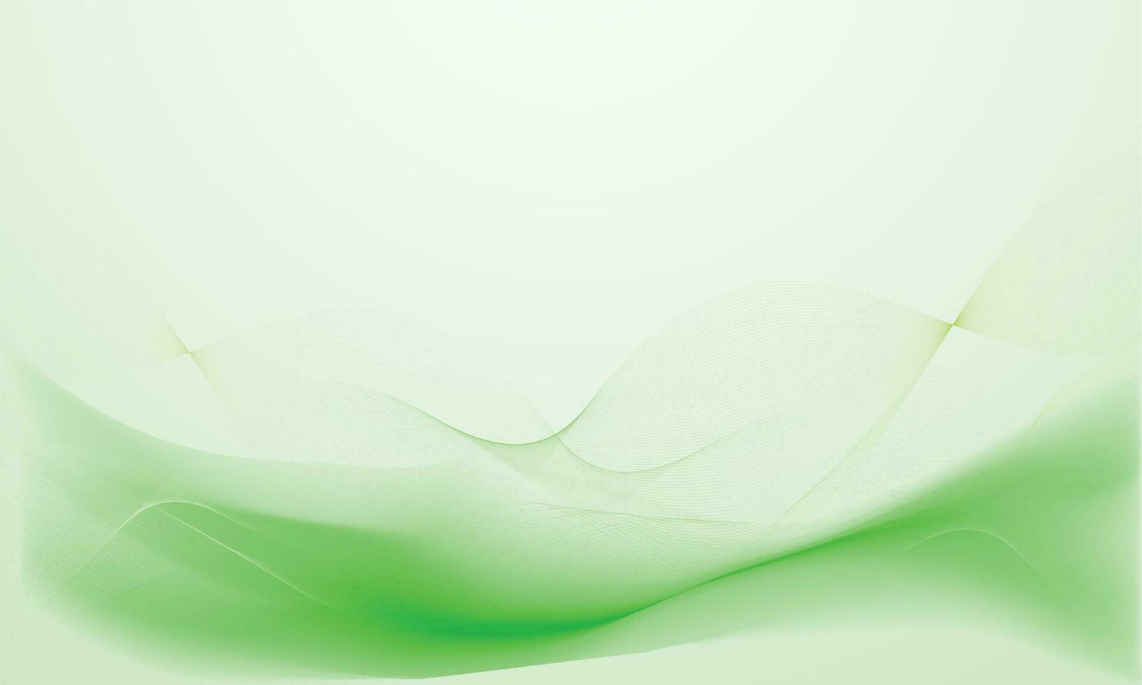 Abstract Background Soft green Curved vector