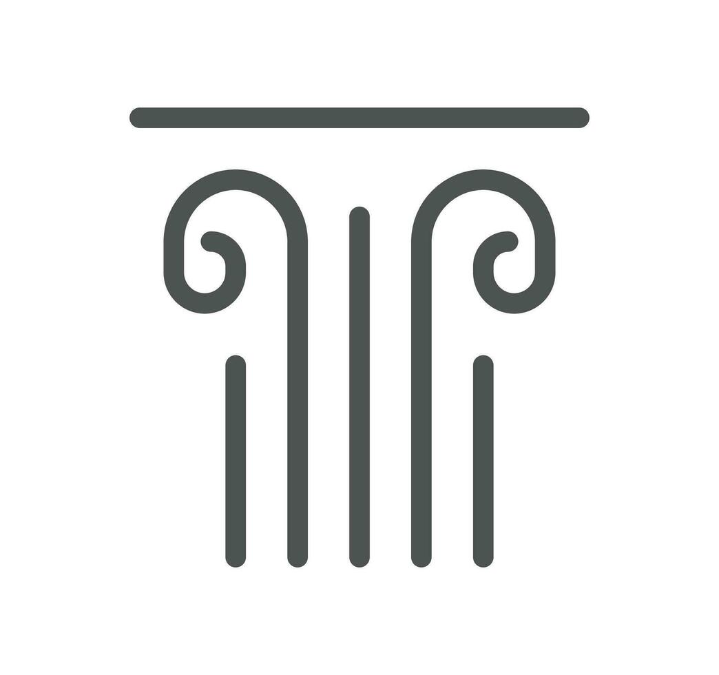 School and university related icon outline and linear vector. vector