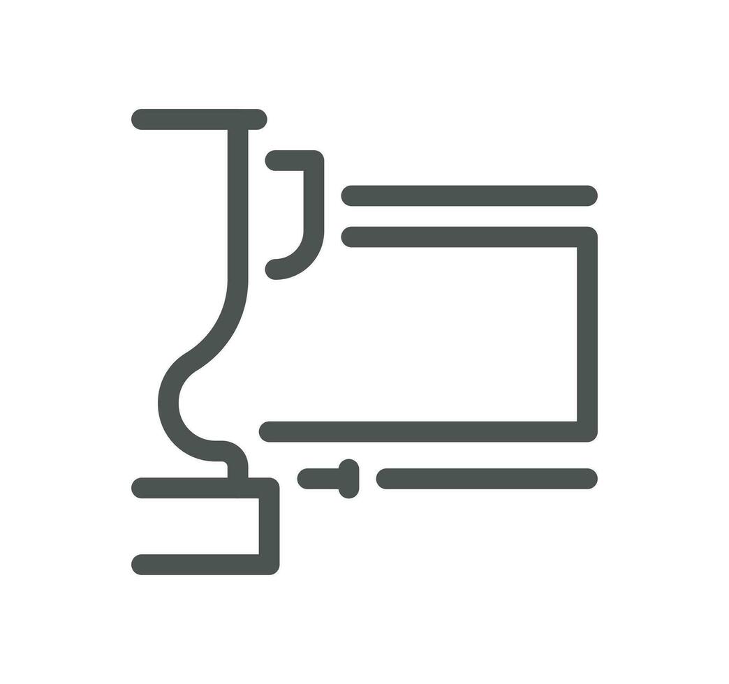 School and university related icon outline and linear vector. vector