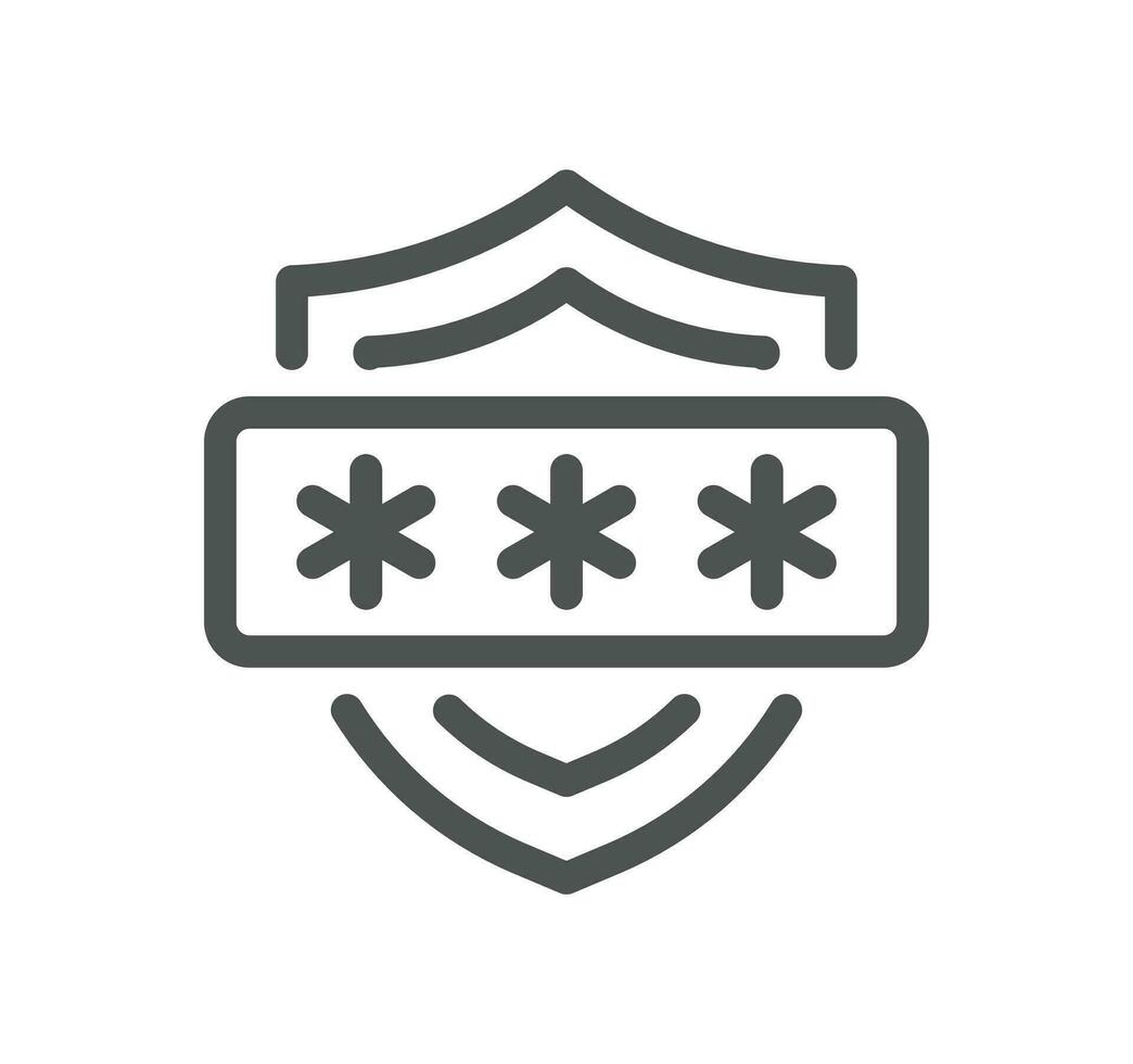 Defense related icon outline and linear vector. vector