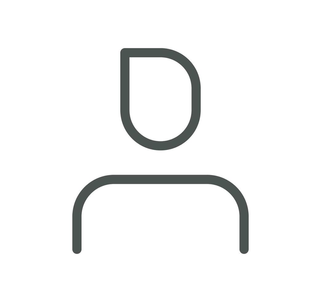 People related icon outline and linear vector. vector