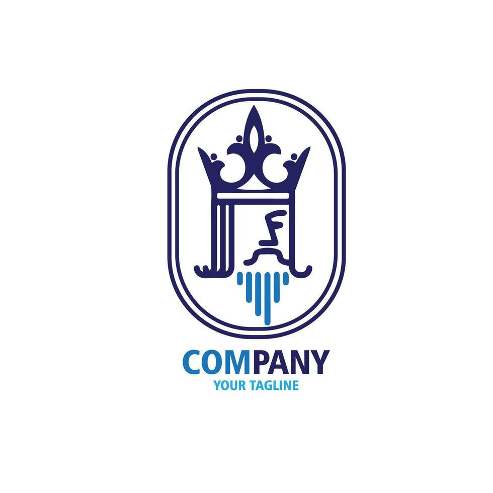 design logo king vector illustration