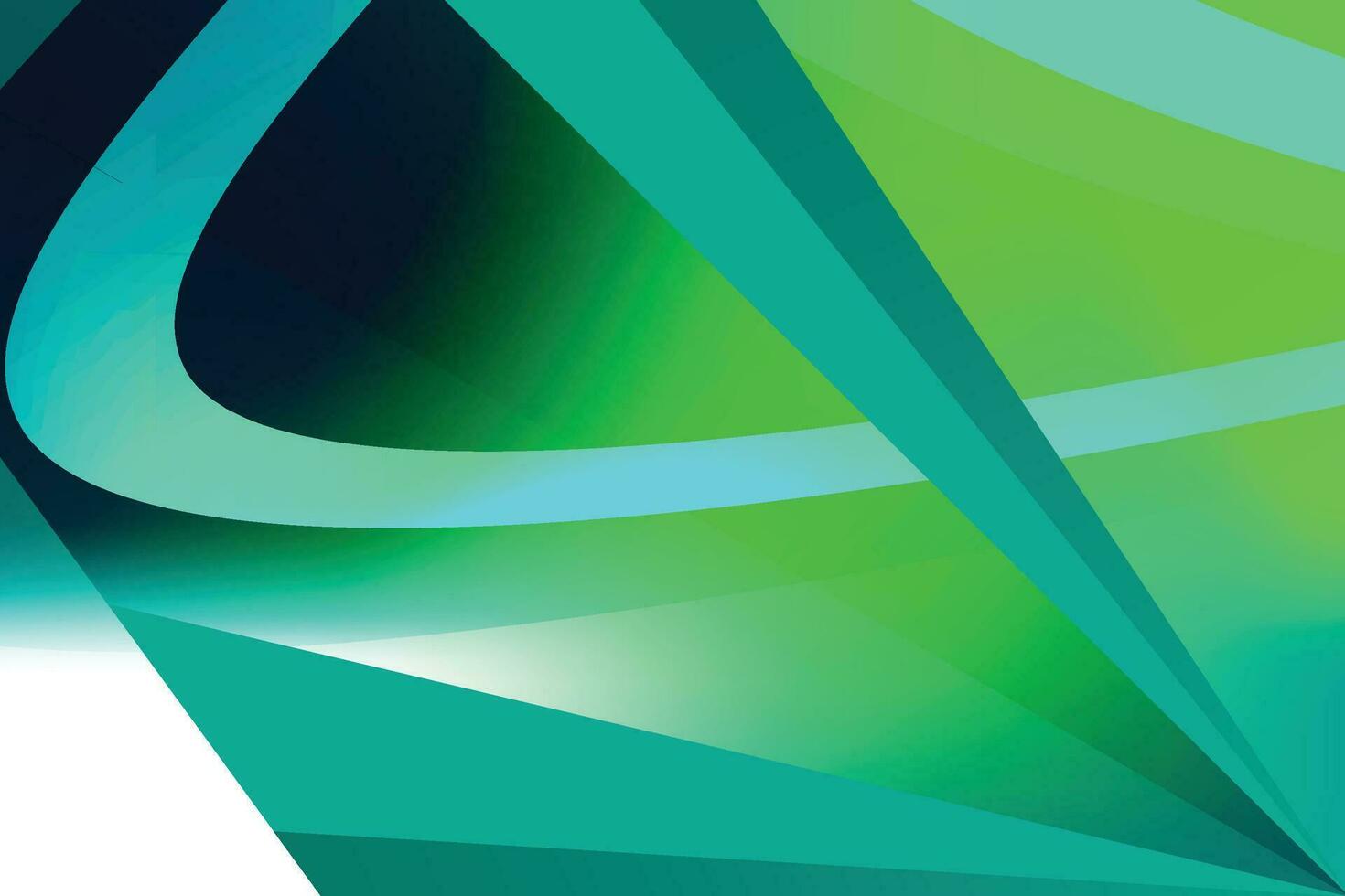 Green dynamic shadow line simple cool colorful bright cave wave sweet light vector abstract element background