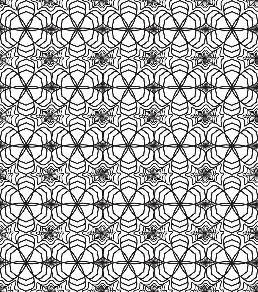 Vector flower pattern background that you can use in any design as background, coloring page, packaging, etc.
