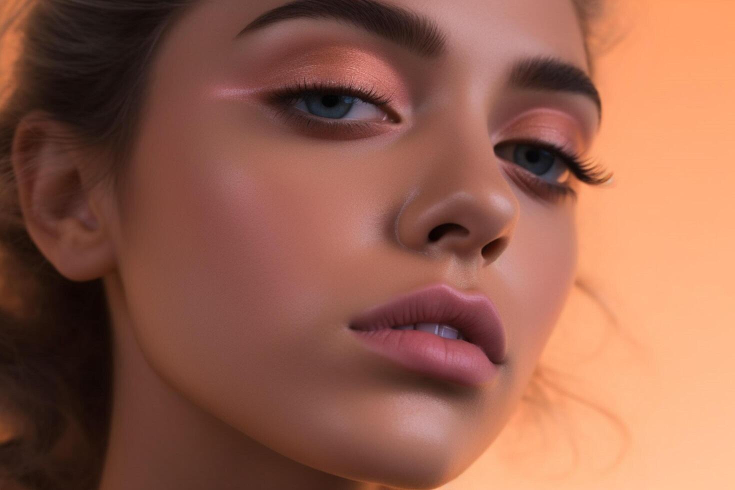 Subtle peachy undertone photo
