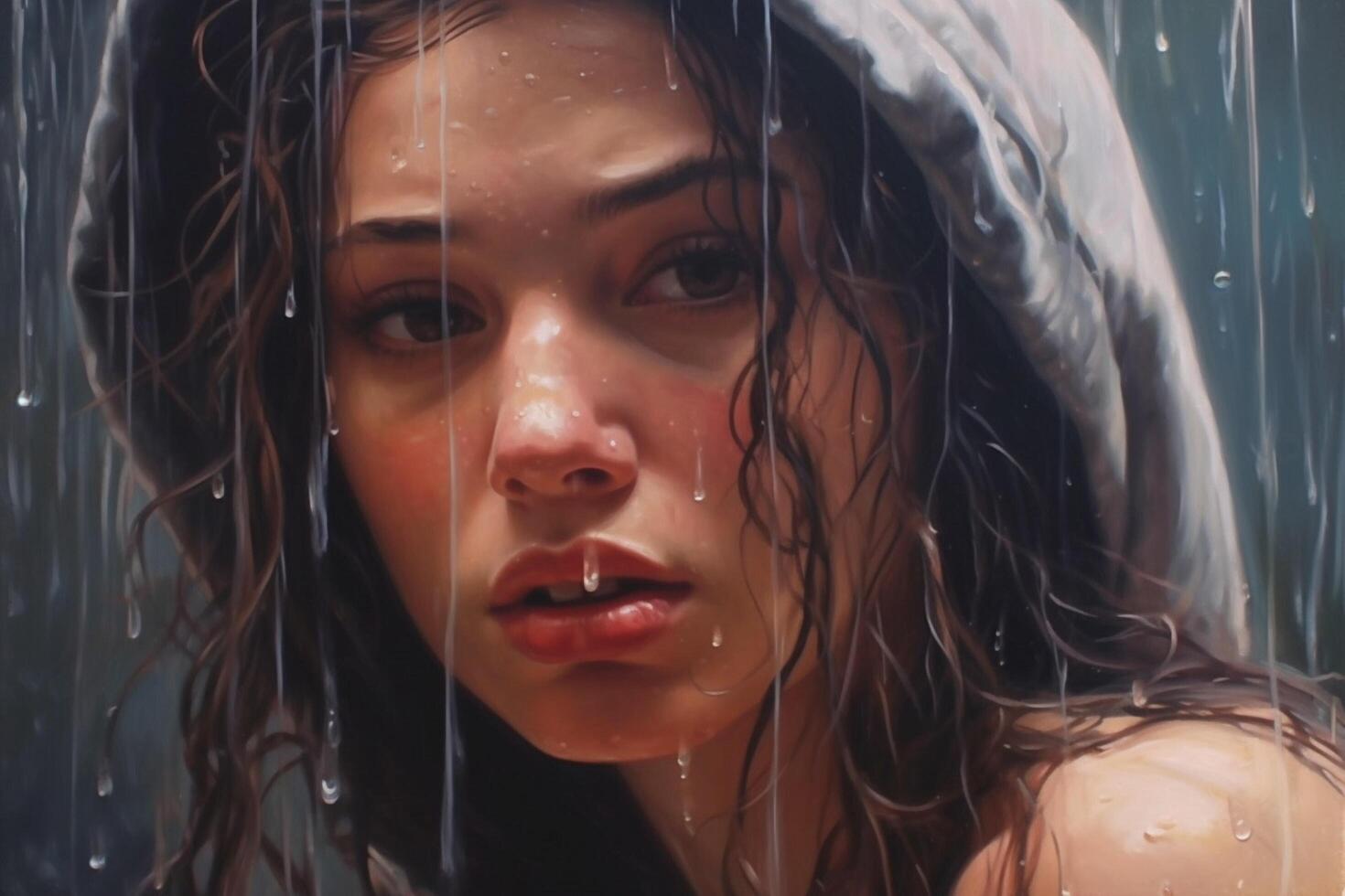 Sweating aesthetic graphic art photo