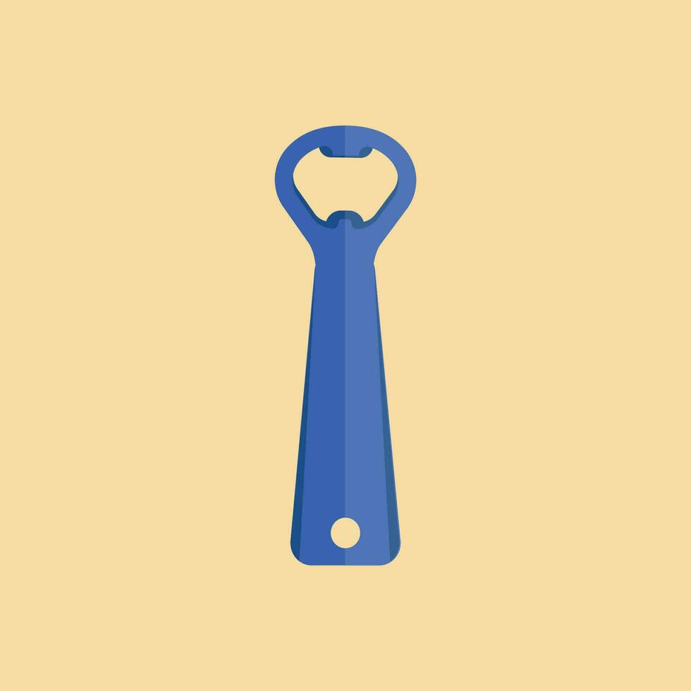 Bottle opener Illustration 2D Style icon Design. Cartoon Clip Art With Icon Set Of Bottle Opener For Free Download. Best Bottle opener Tool. vector