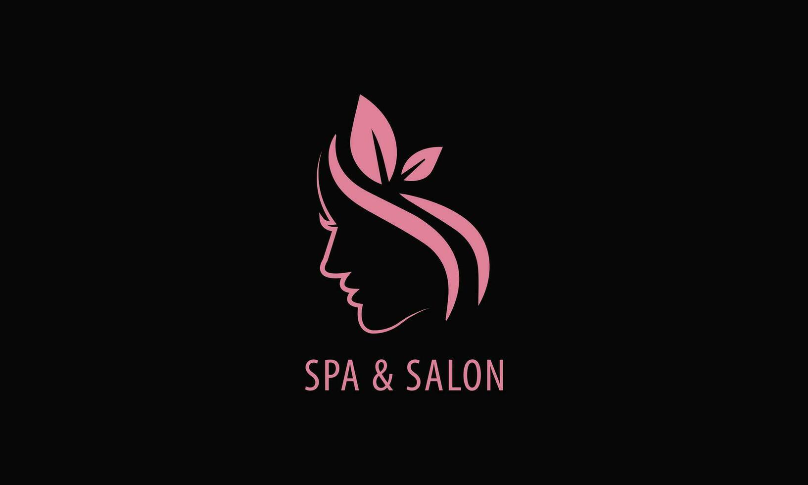 diseño de logotipo de spa de salón de cuidado de la piel de productos de moda y belleza vector