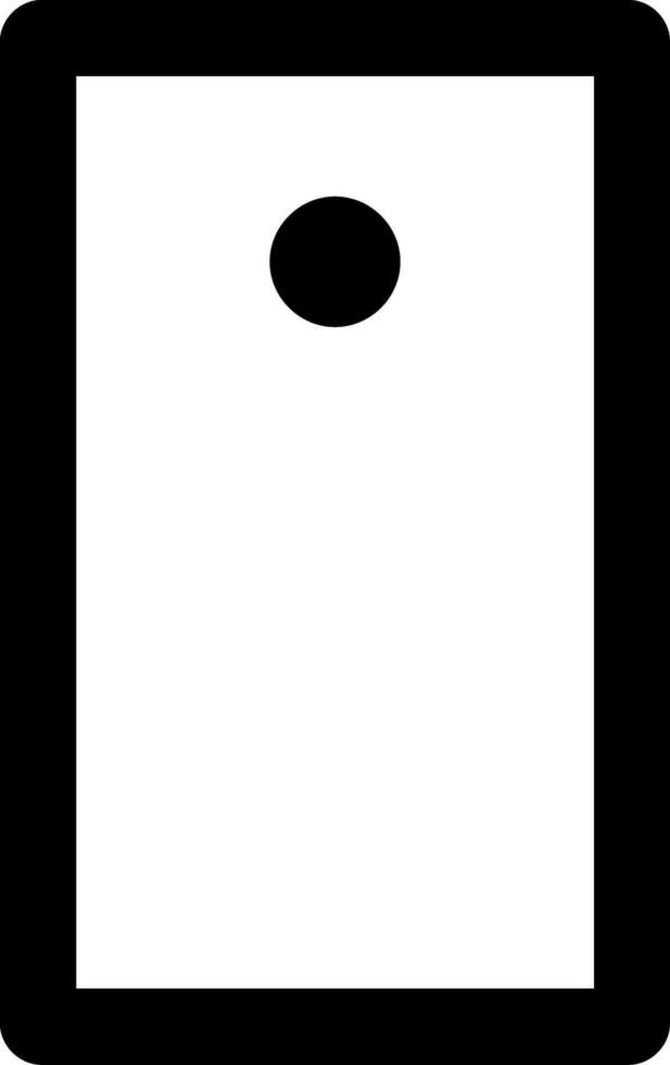 Back Camera Phone simple icon illustration in line style and used for user interface, web, software and many more vector