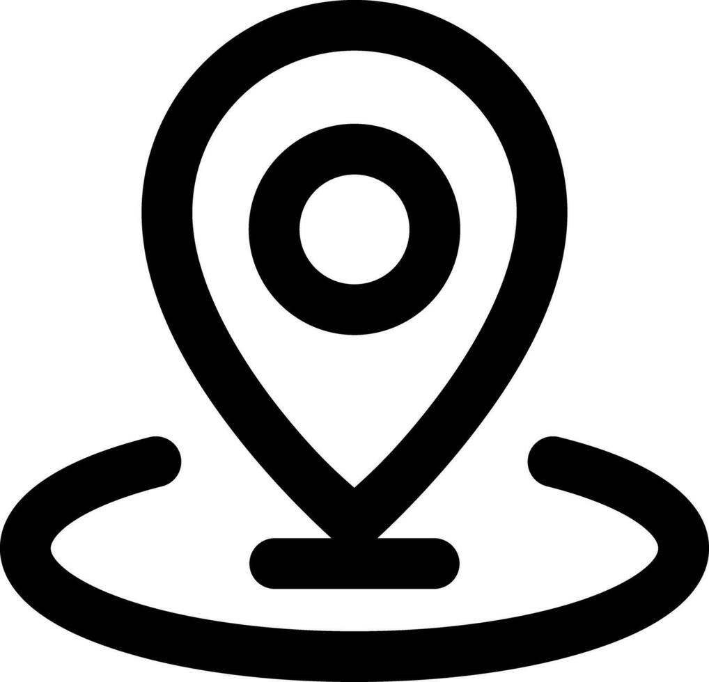 Locations pointer Related Simple Vector Line Icon. With a size of 32 pixels and can be edited again