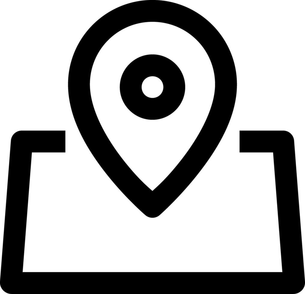 Locations Pointer Square Related Simple Vector Line Icon. With a size of 32 pixels and can be edited again
