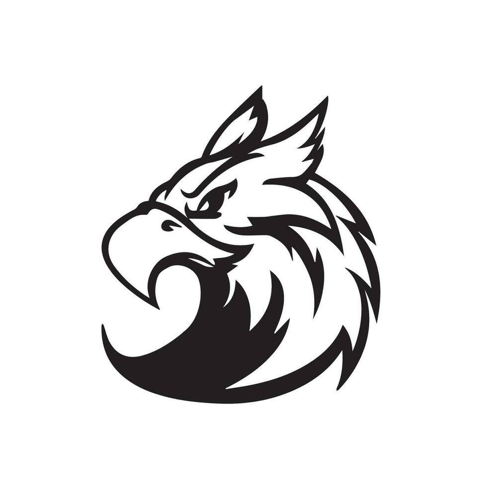 Griffin Mascot Logo Vector EPS