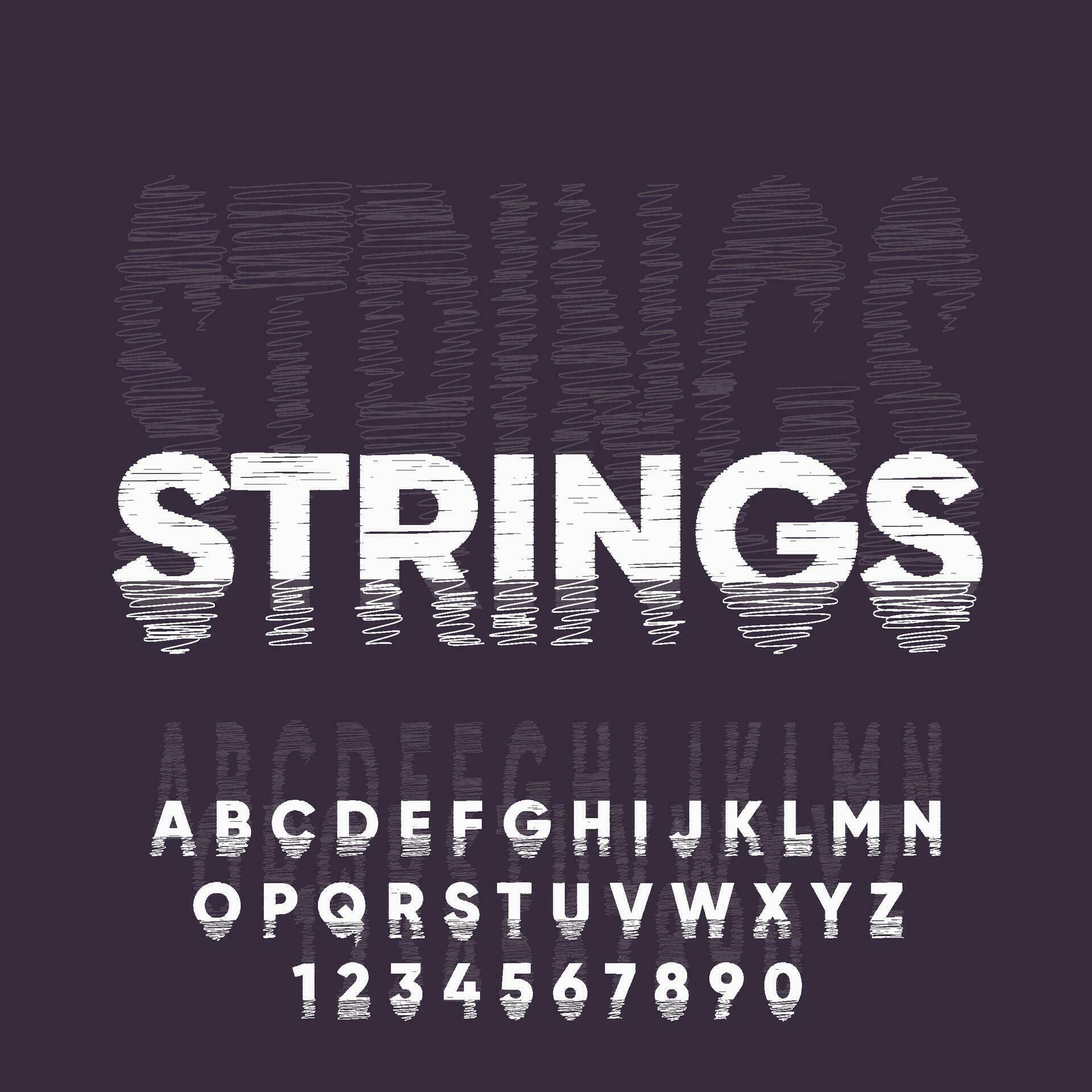 Text String Image Download Yarn abstract string text effect 25421288 Vector Art at Vecteezy