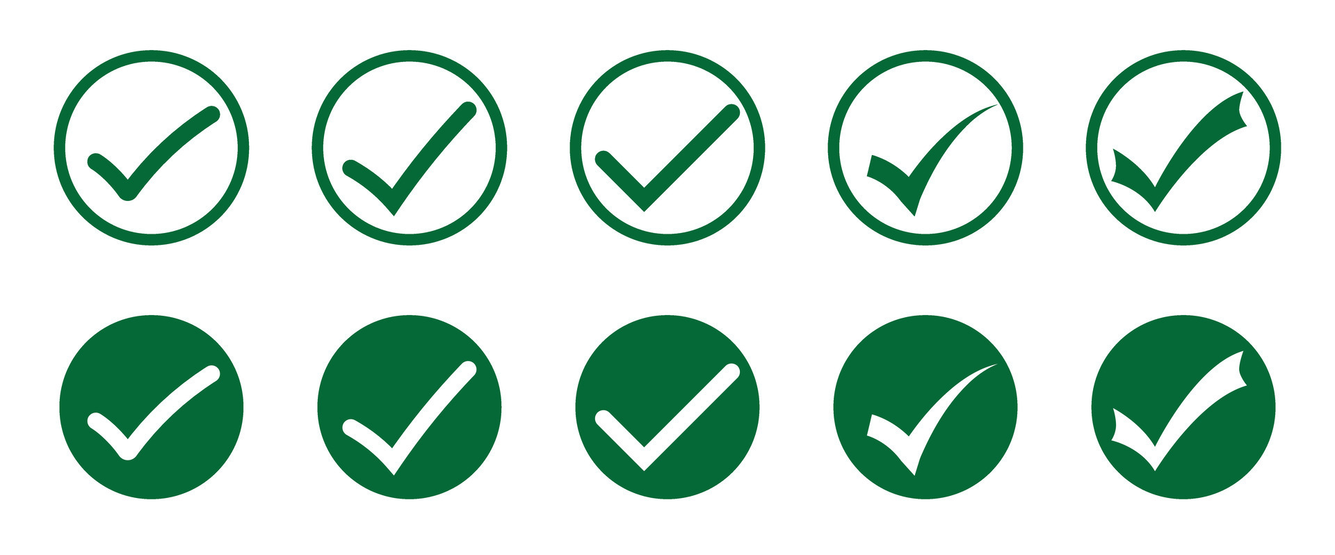 green circle check mark icon 25421719 Vector Art at Vecteezy