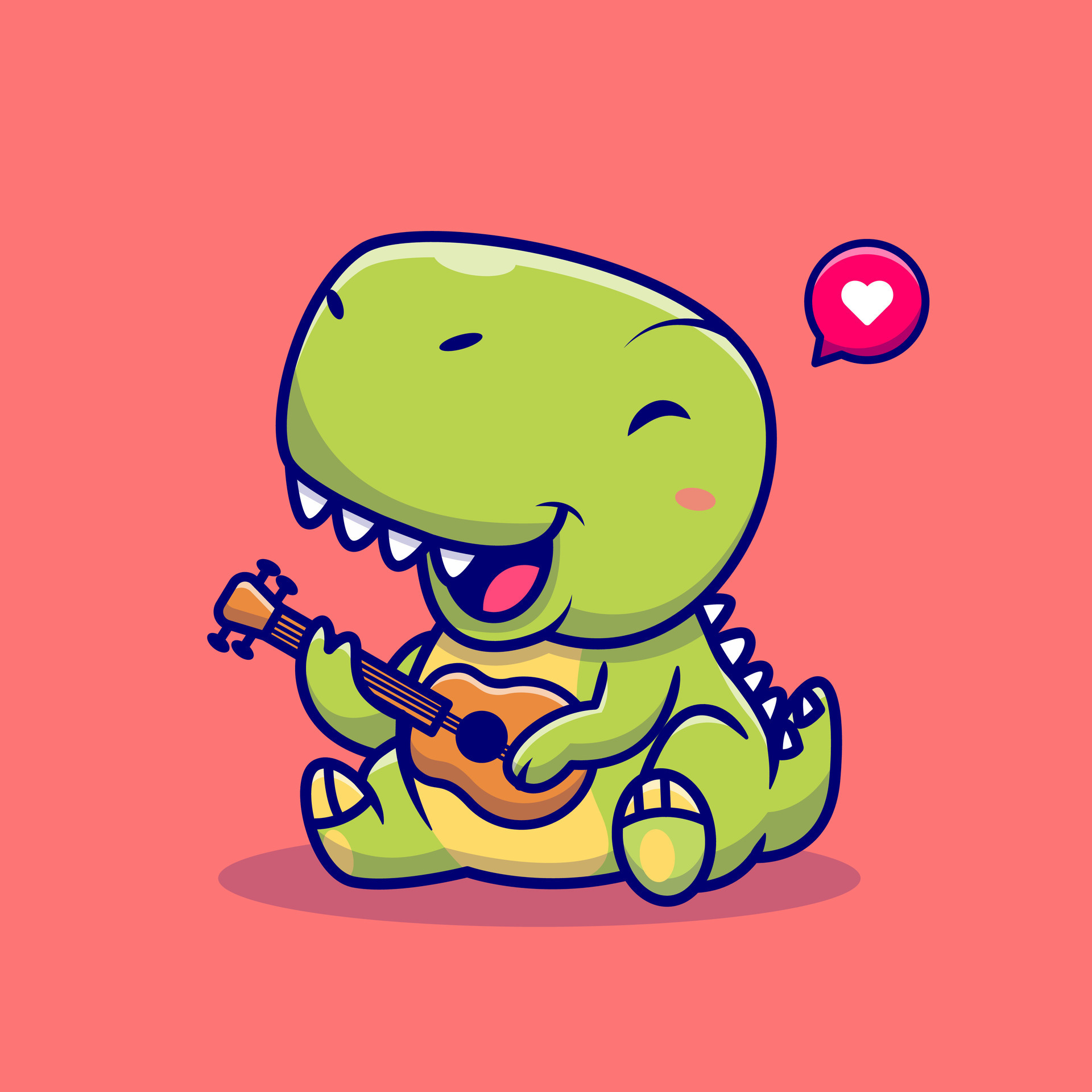 Premium Vector  Cute baby dino cartoon