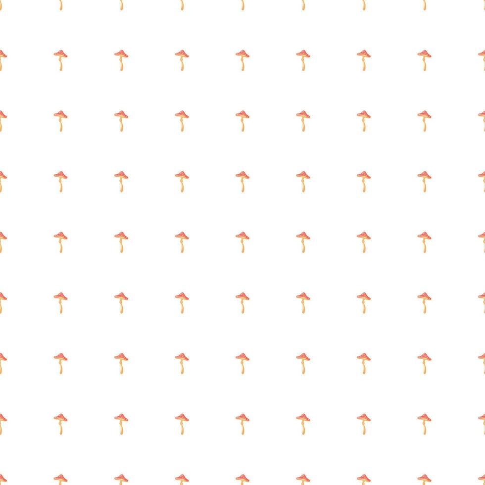 Magical fly agaric wallpaper. Fairytail mushrooms Seamless pattern. vector