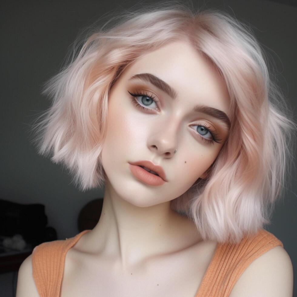 Subtle peachy undertone photo