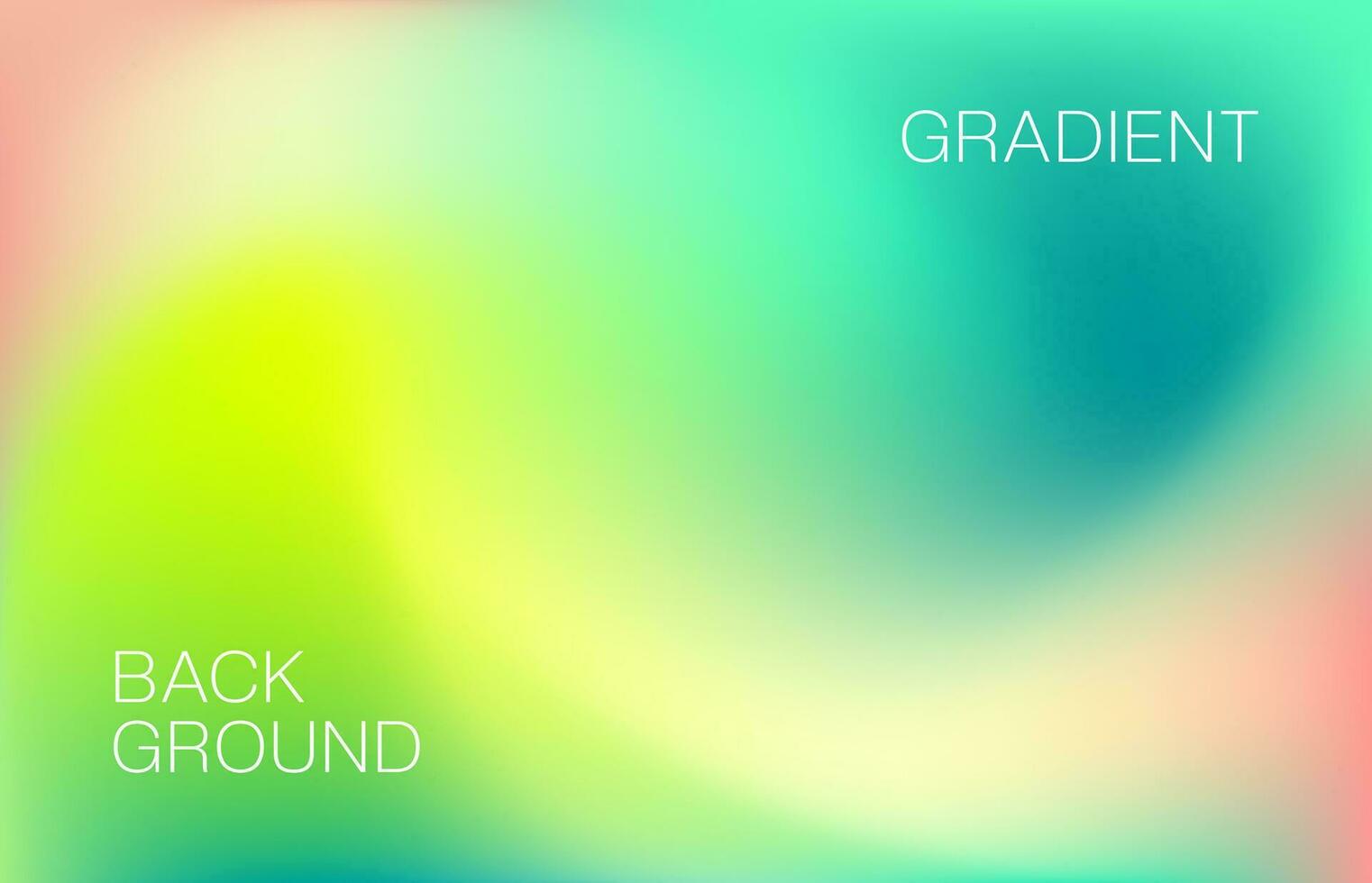 Trendy gradient green background with vibrant colors vector