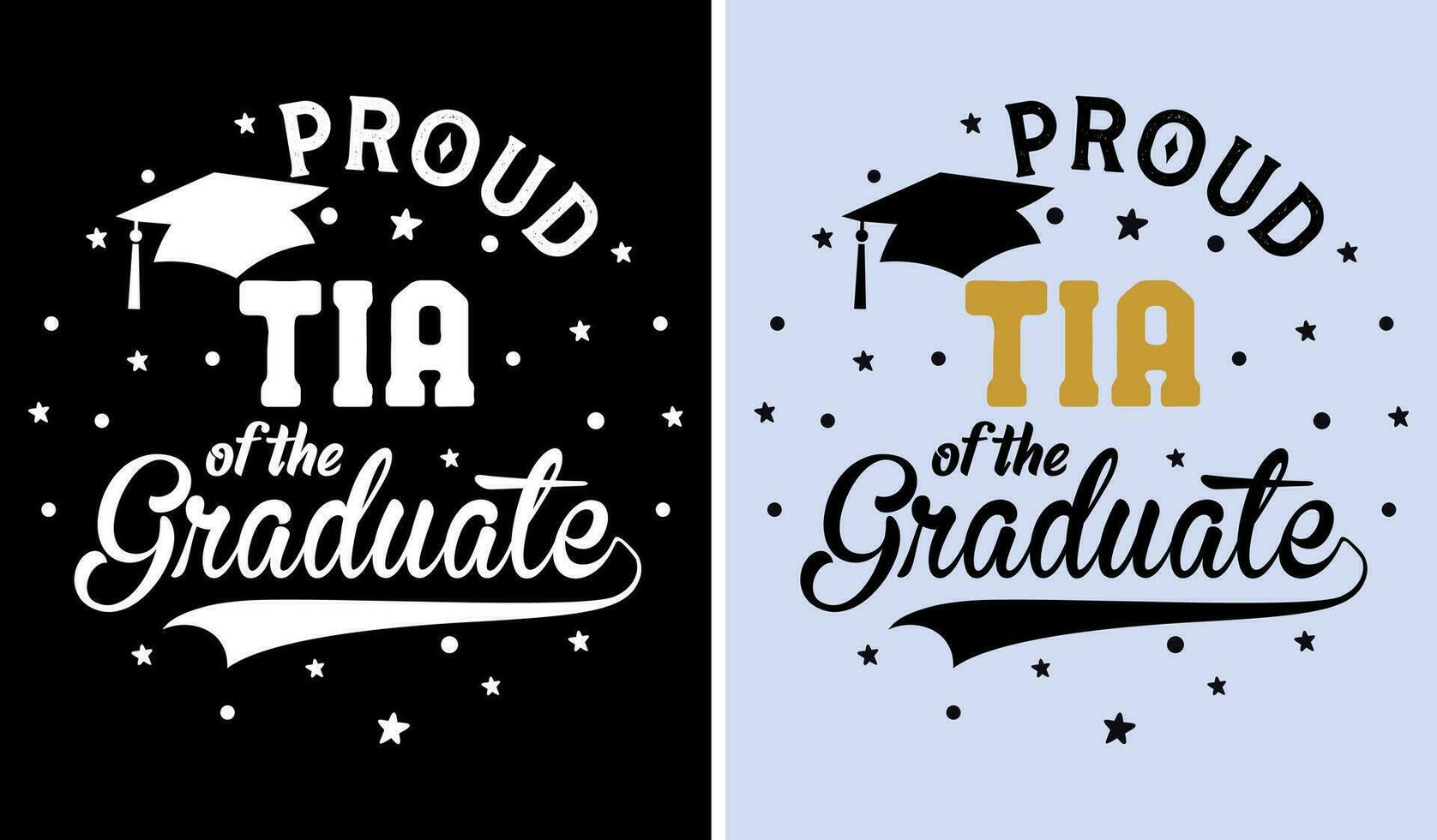 Proud Senior Family Graduation Shirt Design 2023 vector