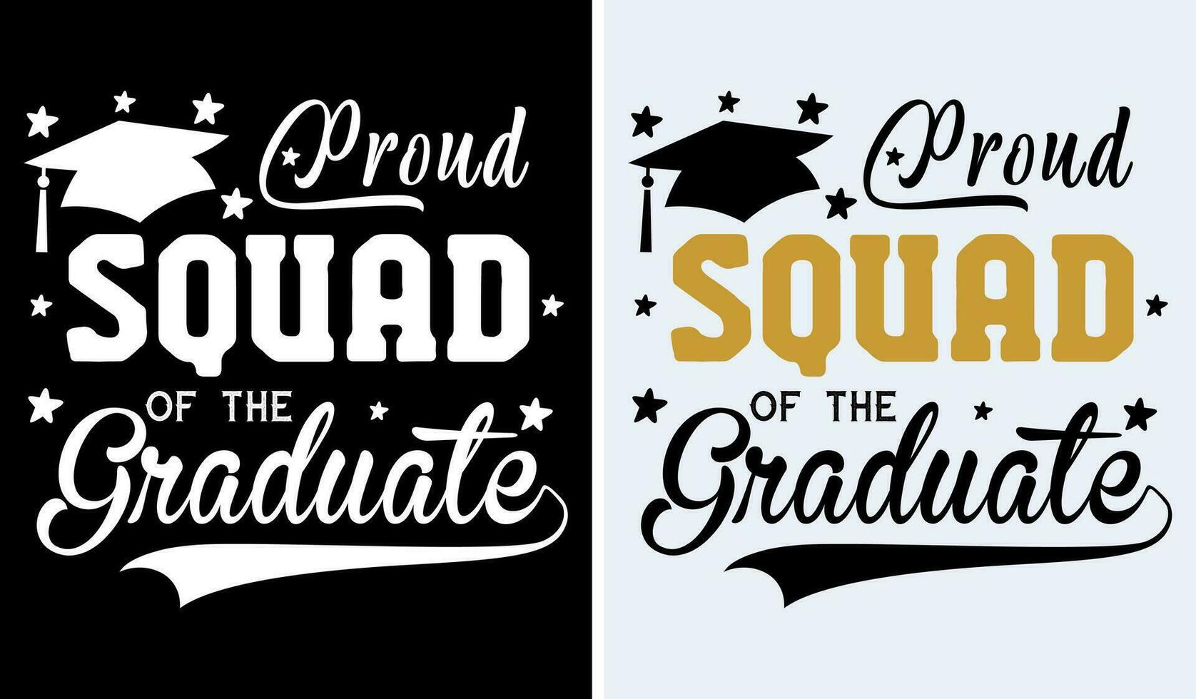 Proud Senior Family Graduation Shirt Design 2023 vector