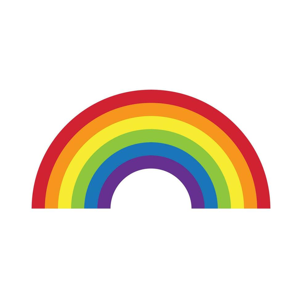 Trendy Rainbow Vector Icon Design