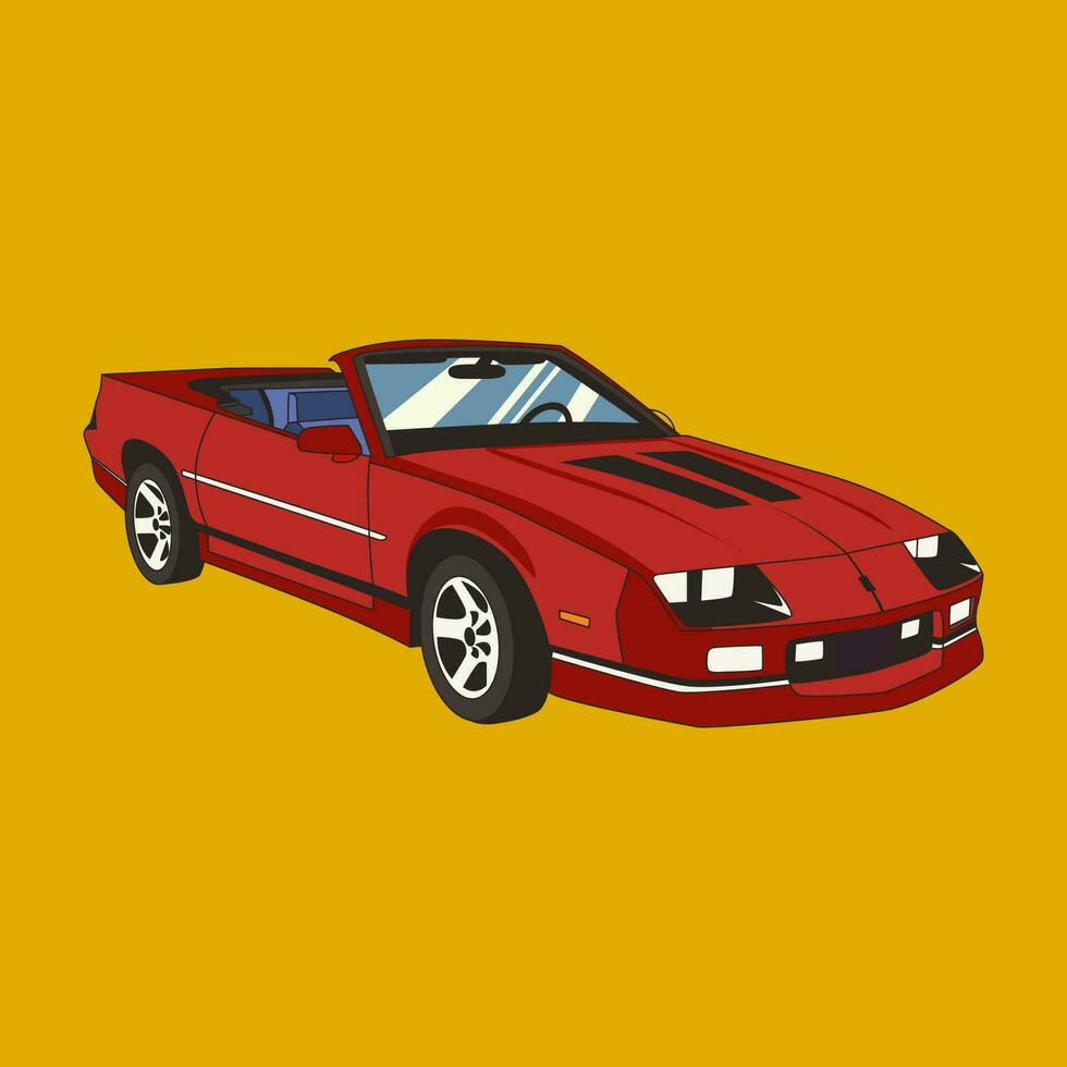 clásico coche vector valores ilustración