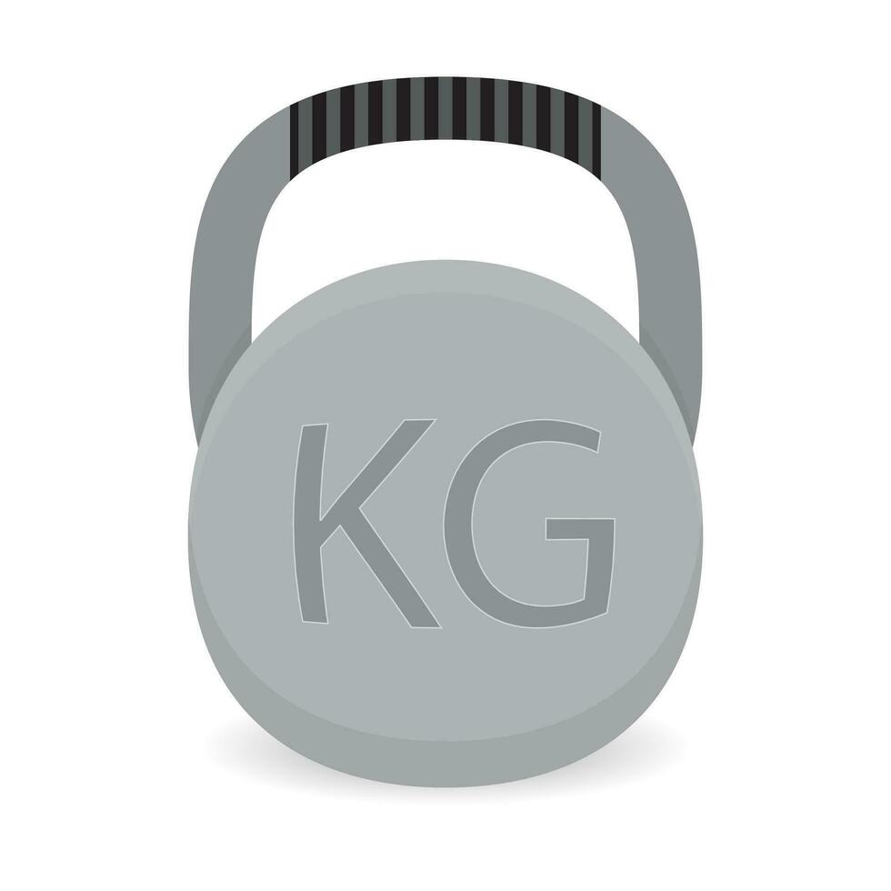 Weight icon vector. Heavy weight iron for power gym illustration vector