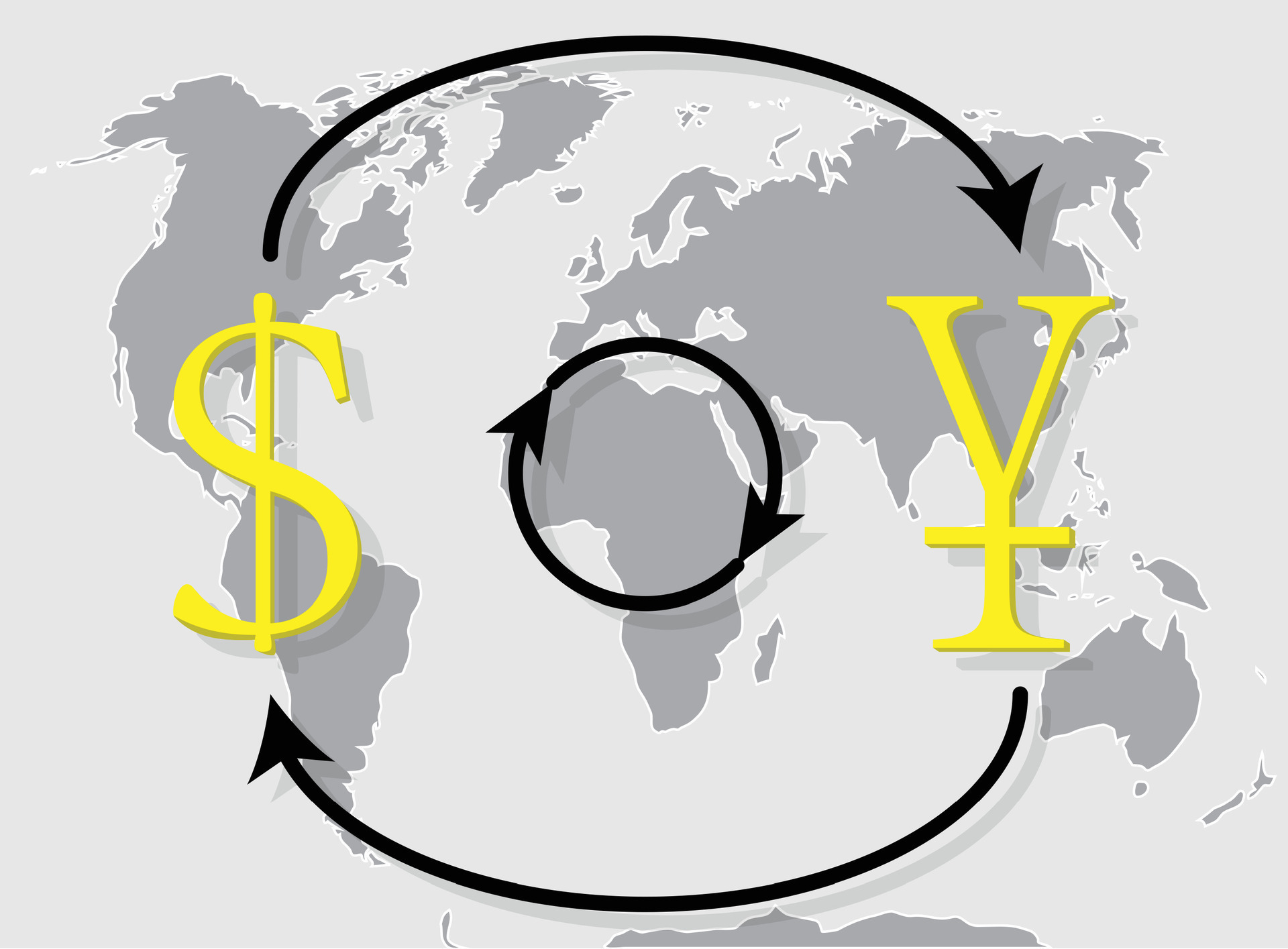 Currency Exchange Japanese Yen Dollar On World Map Background 25423368 currency-exchange-japanese-yen-dollar-on-world-map-background-25423368