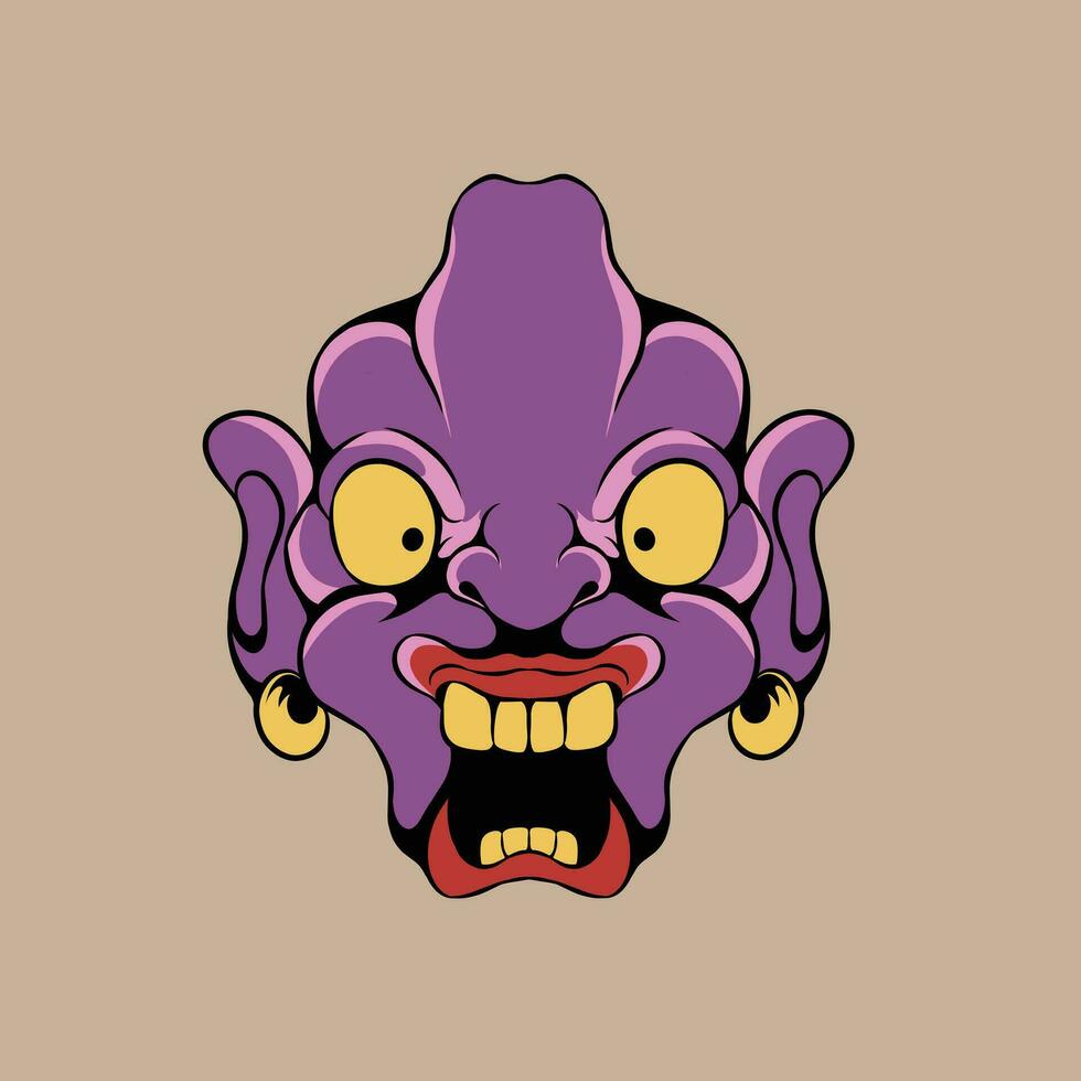 monster art vector illustration suitable for branding needs and so on