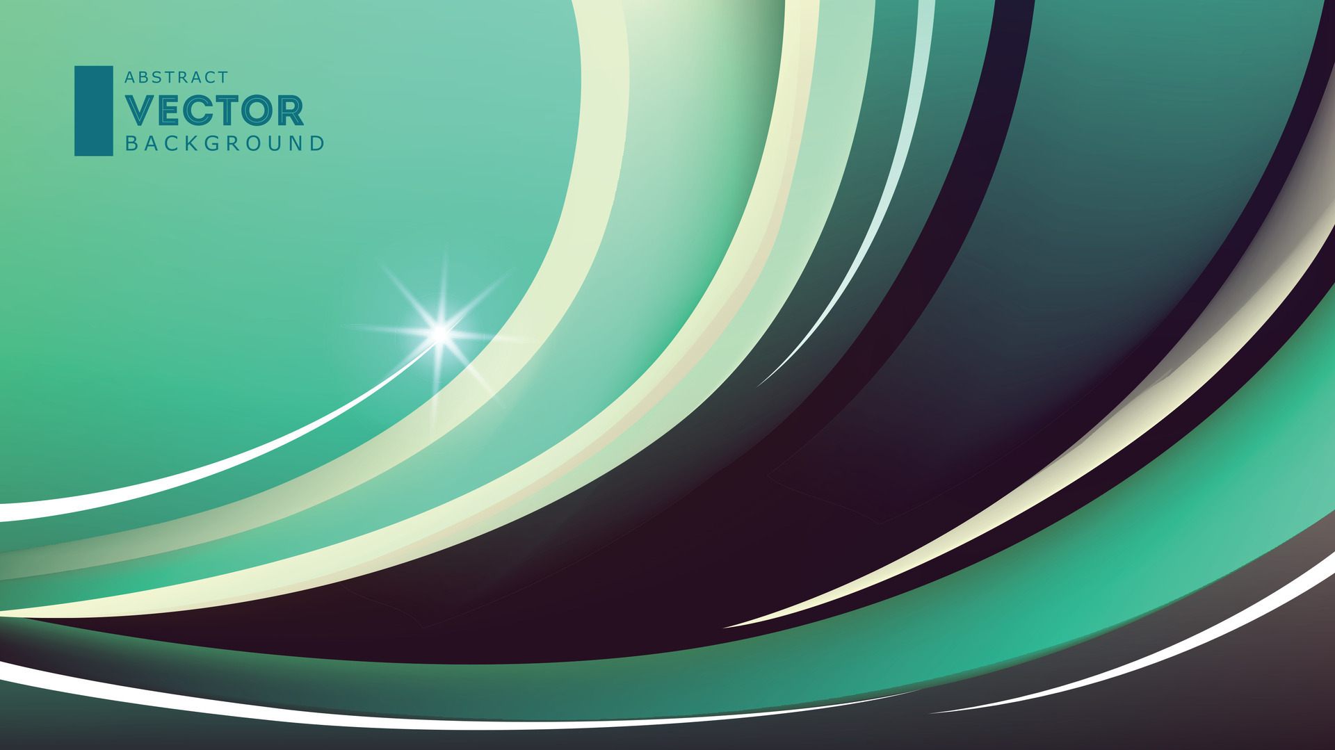 Abstract vector background blue green stars bg 25424452 Vector Art at