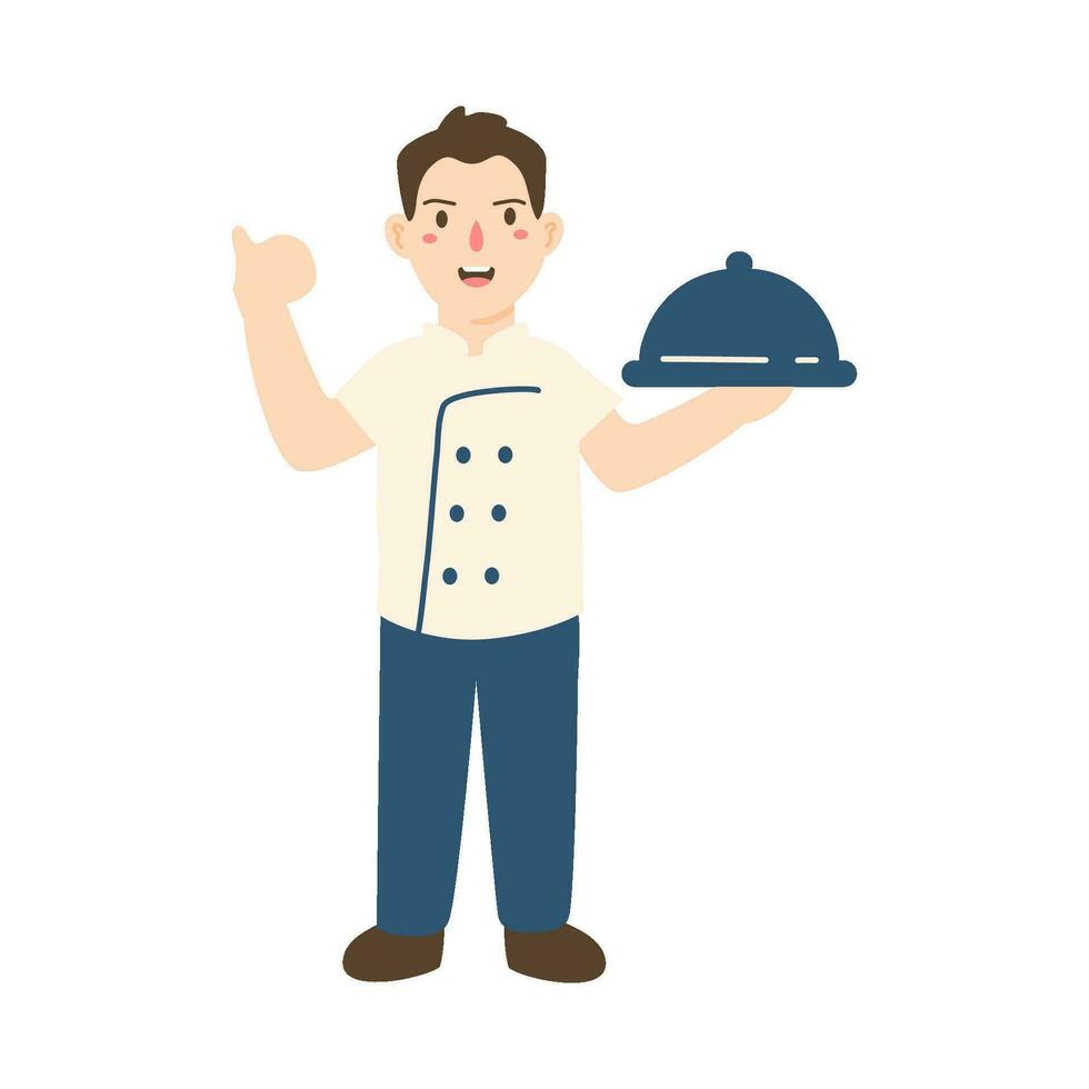 chef character design vector