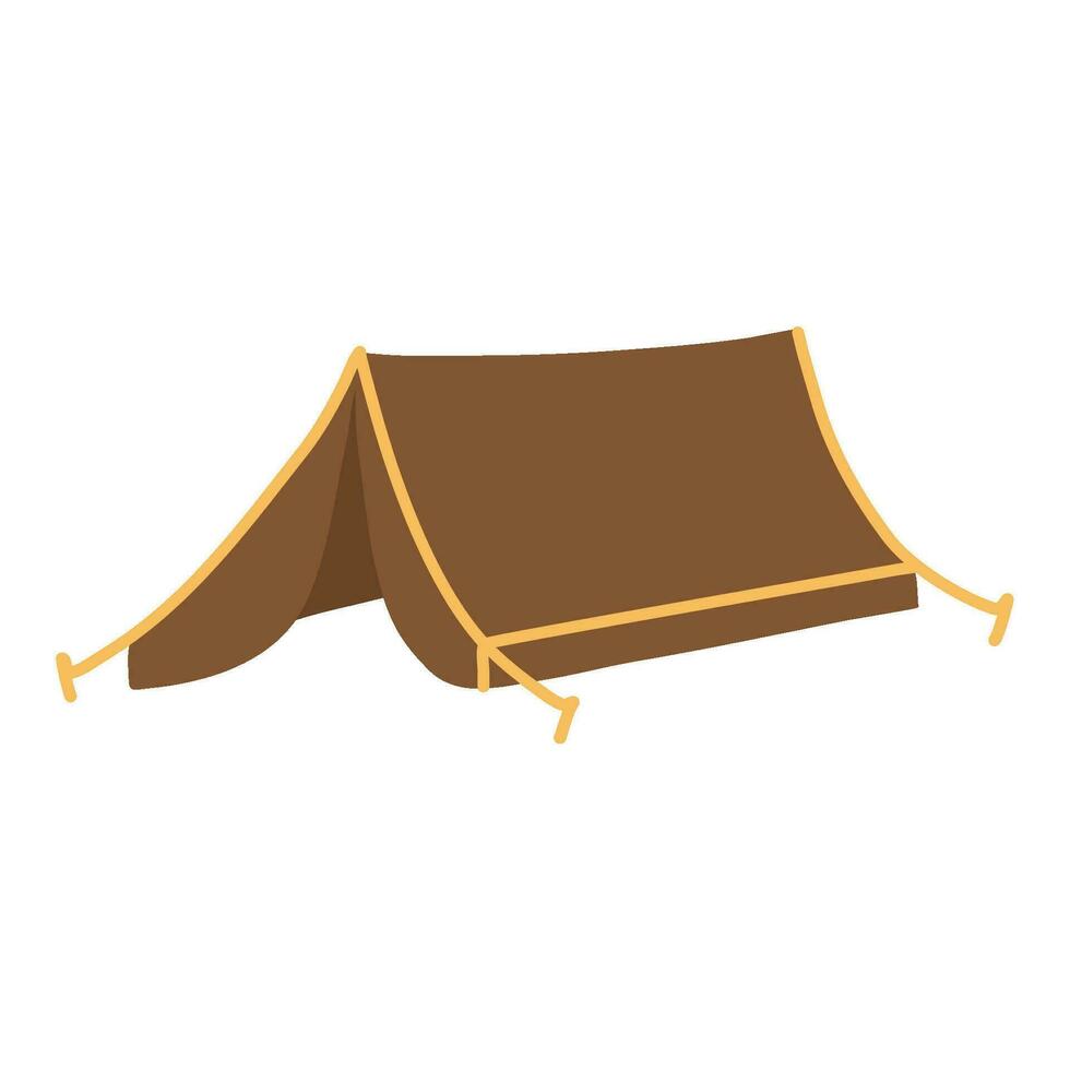 tent pramuka day elements vector