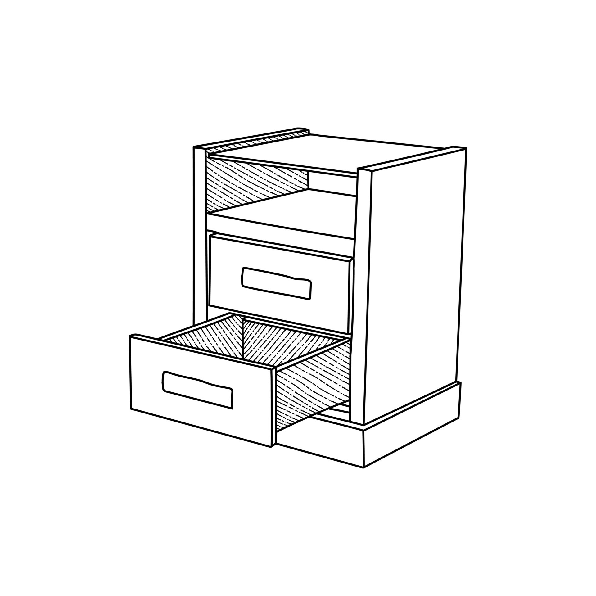 Drawer furniture design, element graphic illustration template 25425186