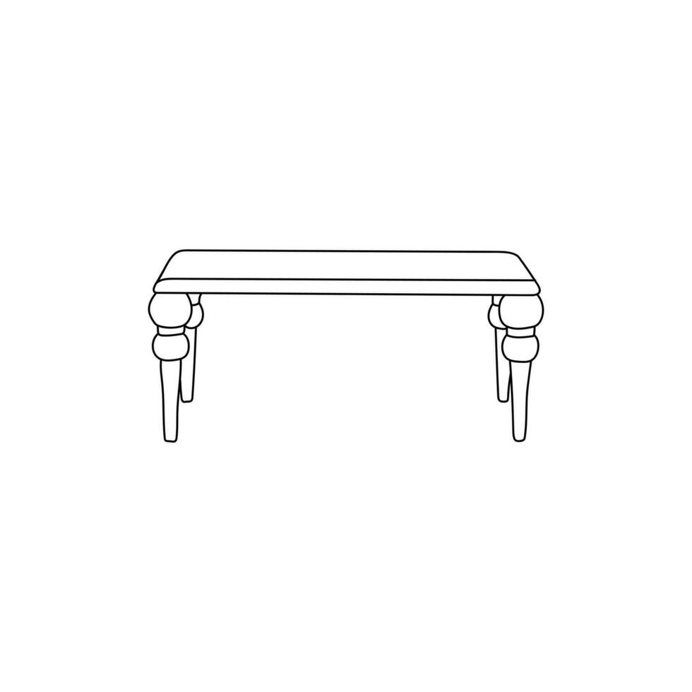 Table logo icon concept. Vector illustration, creative design template