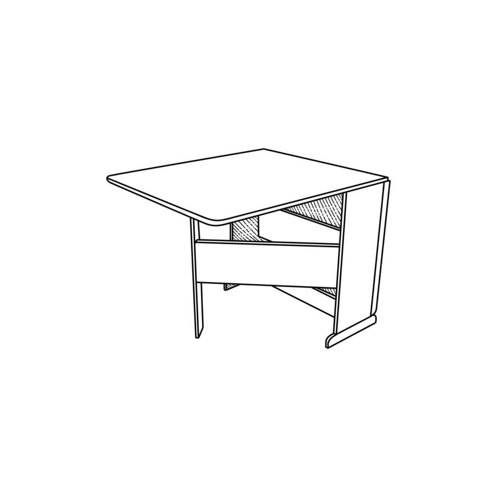 icon furniture design of Dining Table interior vector illustration template, isolated on white background