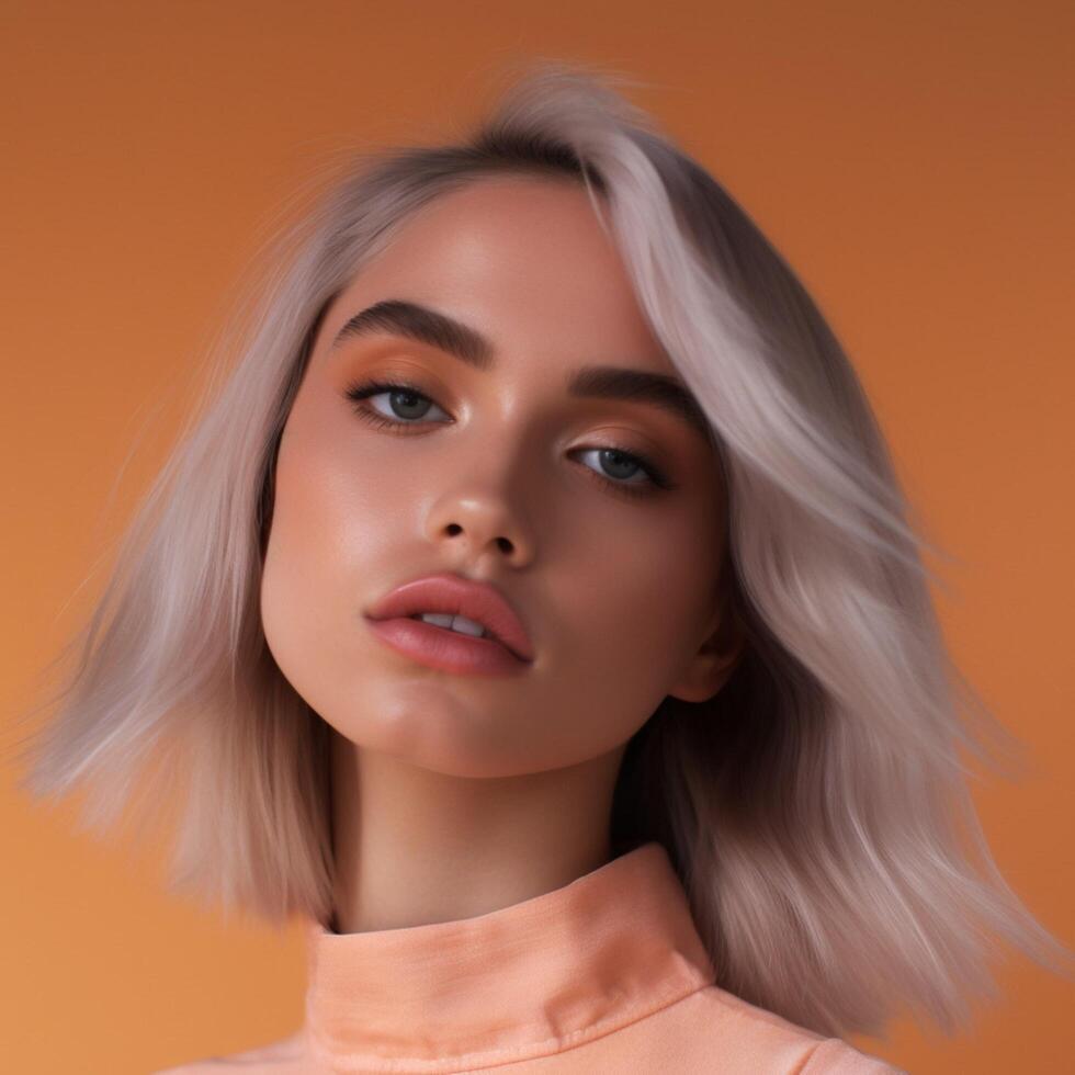 Subtle peachy undertone photo