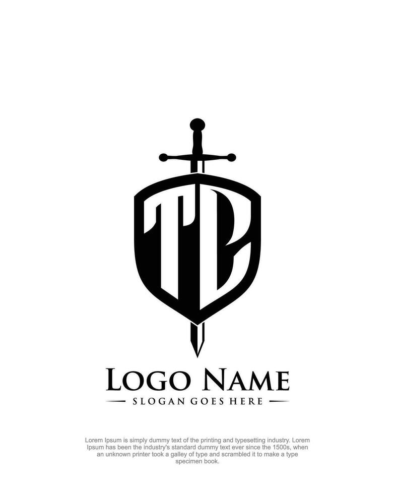initial TC letter with shield style logo template vector