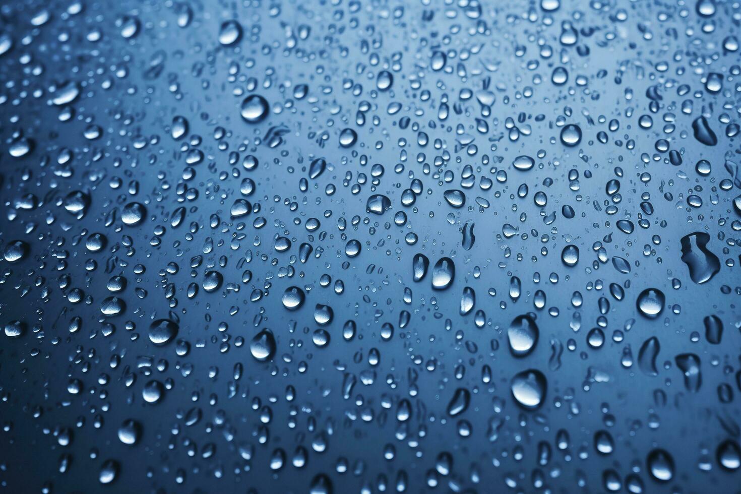 An image of several drops of water on a blue surface, in the style of detailed texture, matte photo, contemporary candy - coated, light azure and sky blue, generate ai photo