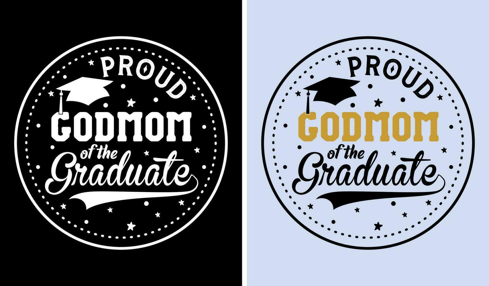 Proud Senior Family Graduation Shirt Design 2023 vector